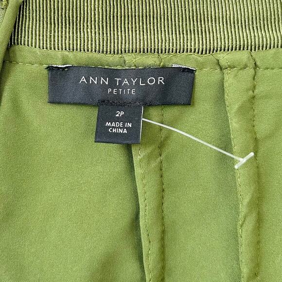 Ann Taylor Green Lace Sleeveless Peplum Two-Piece Set - Picture 11 of 13